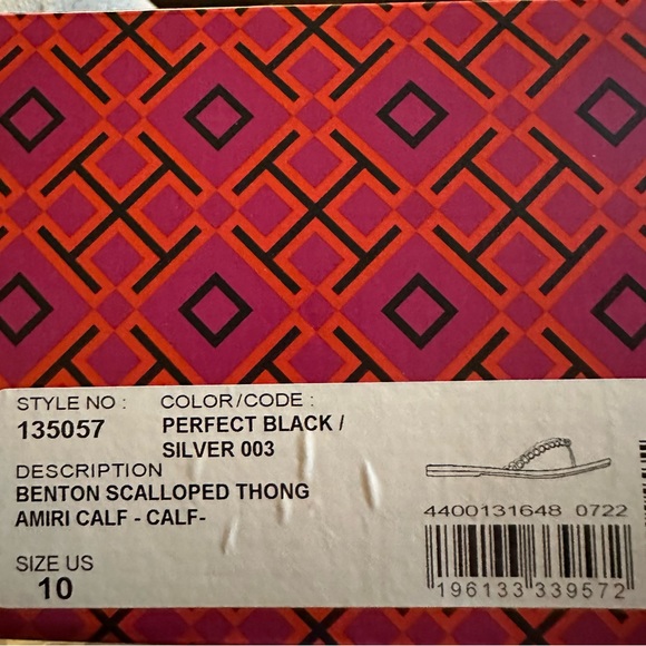 Tory Burch Benton Scalloped Thong - Picture 5 of 5